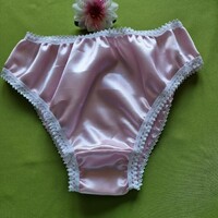 Fen011 - traditional style satin panties xl/48 - pink/white