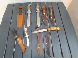 HUF 1 hunting knife collection, 9 pcs