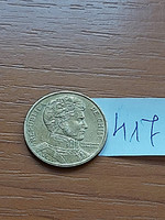 Chile 10 pesos 2000 nickel-brass bernardo o'higgins #417