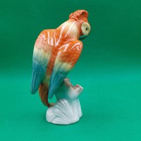 Sándor Kelety parrot figure from Herend