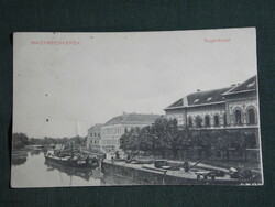 Postcard, great treasures, Bega beach detail, barge ship, , 1911