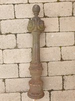 Rare cast iron columns with chains.