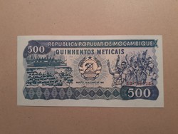 Mozambique-500 meticais 1986 unc