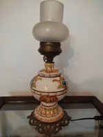 Porcelán, majolika lámpa