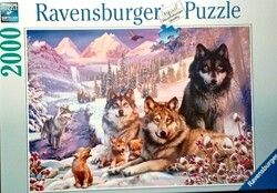 Wolves in the snow ravensburger puzzle 2000 pieces unopened