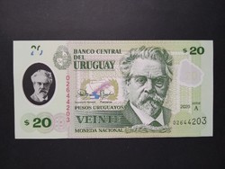 Uruguay 20 pesos 2020 oz