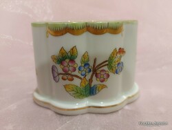 Herend Victoria patterned, porcelain cigarette holder, offering