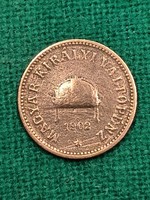 2 Filér 1902 ! Rare!