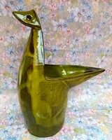 Hand-painted ceramic bird for Uncle Gorka Geza