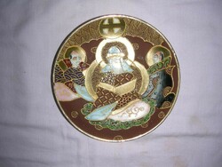 Japanese eggshell-marked richly gilded decorative plate