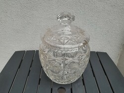 HUF 1 10 kg extremely large lead crystal bowl offering absolutely flawless