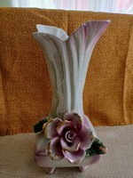 Porcelain vase with plastic flower decoration HUF 8,000