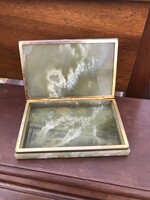 Jewelry box made of onyx stone