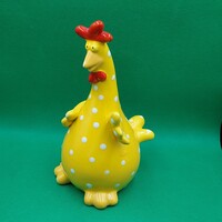 Easter ceramic hen figure