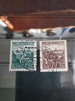 Csehszlovákia, 1936- várak, 2 és 3 korona