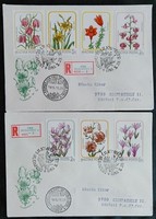 Ff3743-9 / 1985 lily stamp ran on fdc