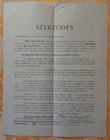 1879. Tőkés Emília primadonna színházi szerződése