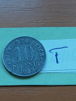 German Empire deutsches reich 10 pfennig 1920 zinc, ii. Vilmos #t