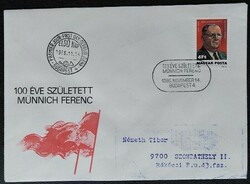 Ff3799 / 1986 Münnich Franciscan stamp ran on fdc