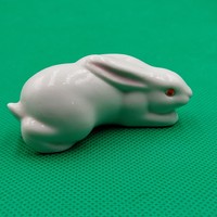 Kőbánya (drasche) porcelain rabbit, bunny figure