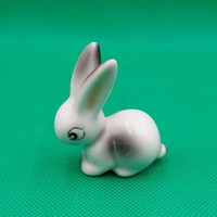 Retro Hóllóháza porcelain bunny, rabbit figure