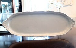 Old Zsolnay white sandwich plate