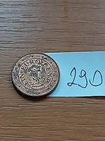 Austria 1 euro cent 2007 tarnics 290