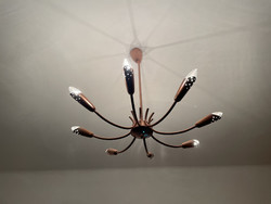 Retro chandelier from the space age