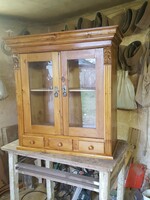 Pine wall cabinet (teka)