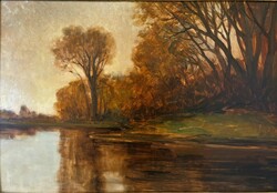Ernő Markó (1868 - 1945): riverside