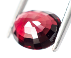 Spinel - deep red Burmese - 2.24 ct - with certificate