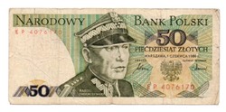50       Złoty     1986   Lengyelország