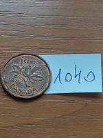Canada 1 cent 1982 ii. Queen Elizabeth, bronze 1040