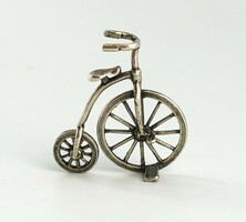 Silver ornament, bicycle, bicycle