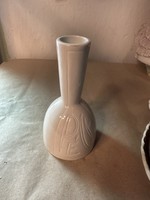 Zsolnay white porcelain vase
