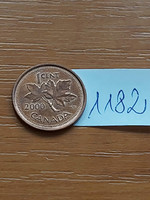 Canada 1 cent 2000 ii. Queen Elizabeth, zinc with copper coating 1182