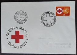 Ff3465 / 1981 red cross vi. Stamp ran on fdc