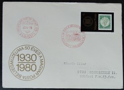 Ff3400 / 1980 stamp museum ii. Stamp ran on fdc