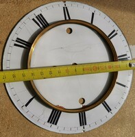 Wall clock porcelain / enamel dial for quarter strike mechanism 7.