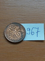 Canada 1 cent 1979 ii. Queen Elizabeth, bronze 967