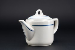 Gránit porcelán, tea kiöntő, jelzett, számozott, régi.
