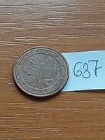 Germany 5 euro cent 2002 / f 687