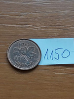 Canada 1 cent 1997 ii. Queen Elizabeth, zinc with copper coating 1150