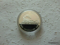 Canadian silver 1 dollar pp 1986 23.32 Grams in sealed capsule
