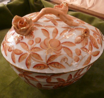 Herend Zoga bonbonnier porcelain for sale