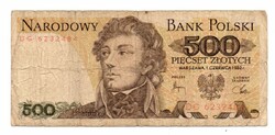 500       Złoty     1982   Lengyelország