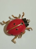 Ladybug brooch.