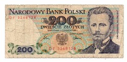 200 Złoty 1986 Poland