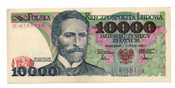 10.000       Złoty     1987   Lengyelország