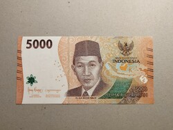 Indonézia-5000 Rupees 2022 UNC